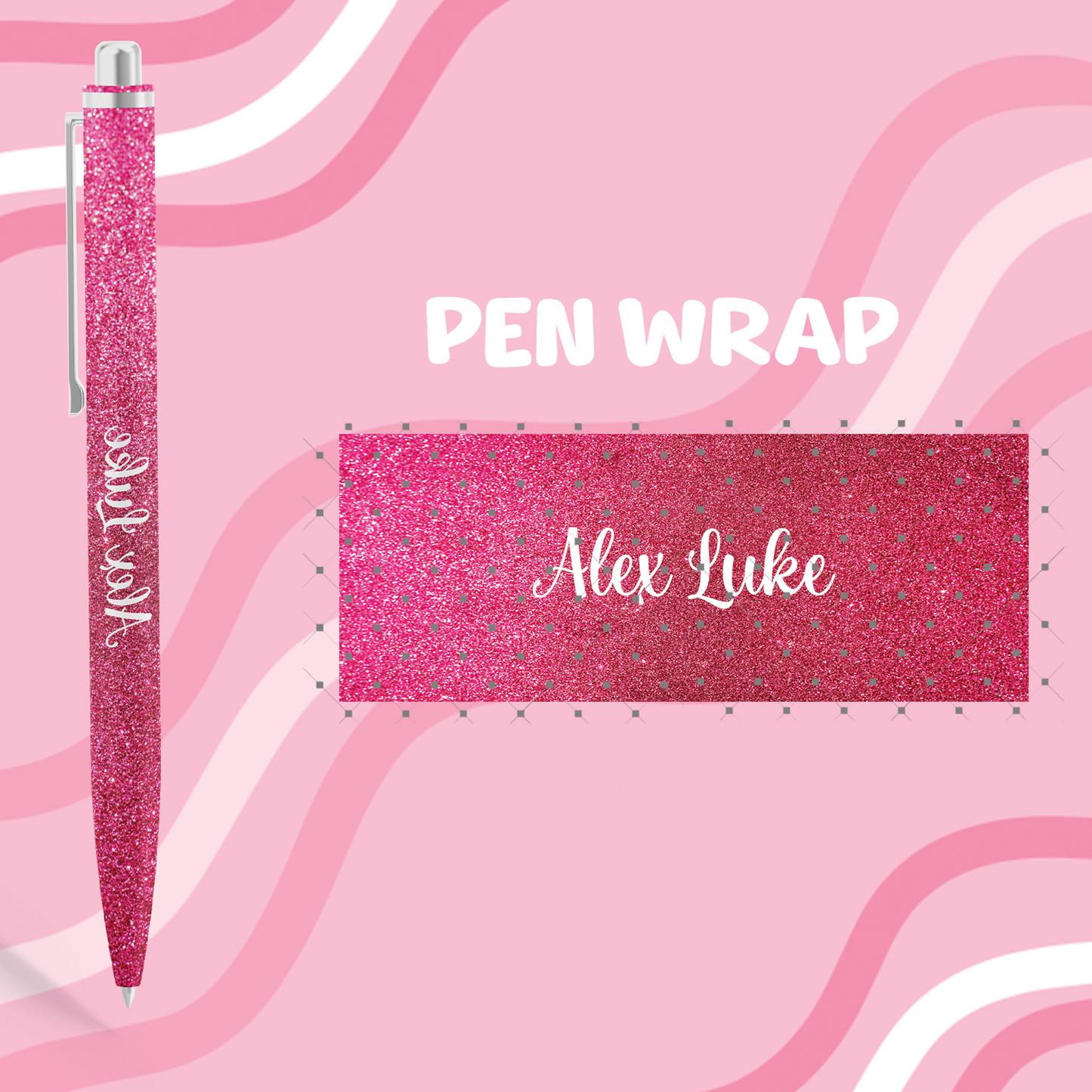 Glitter Pens (Custom/Names)