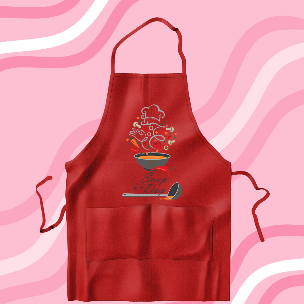 Apron dtf print